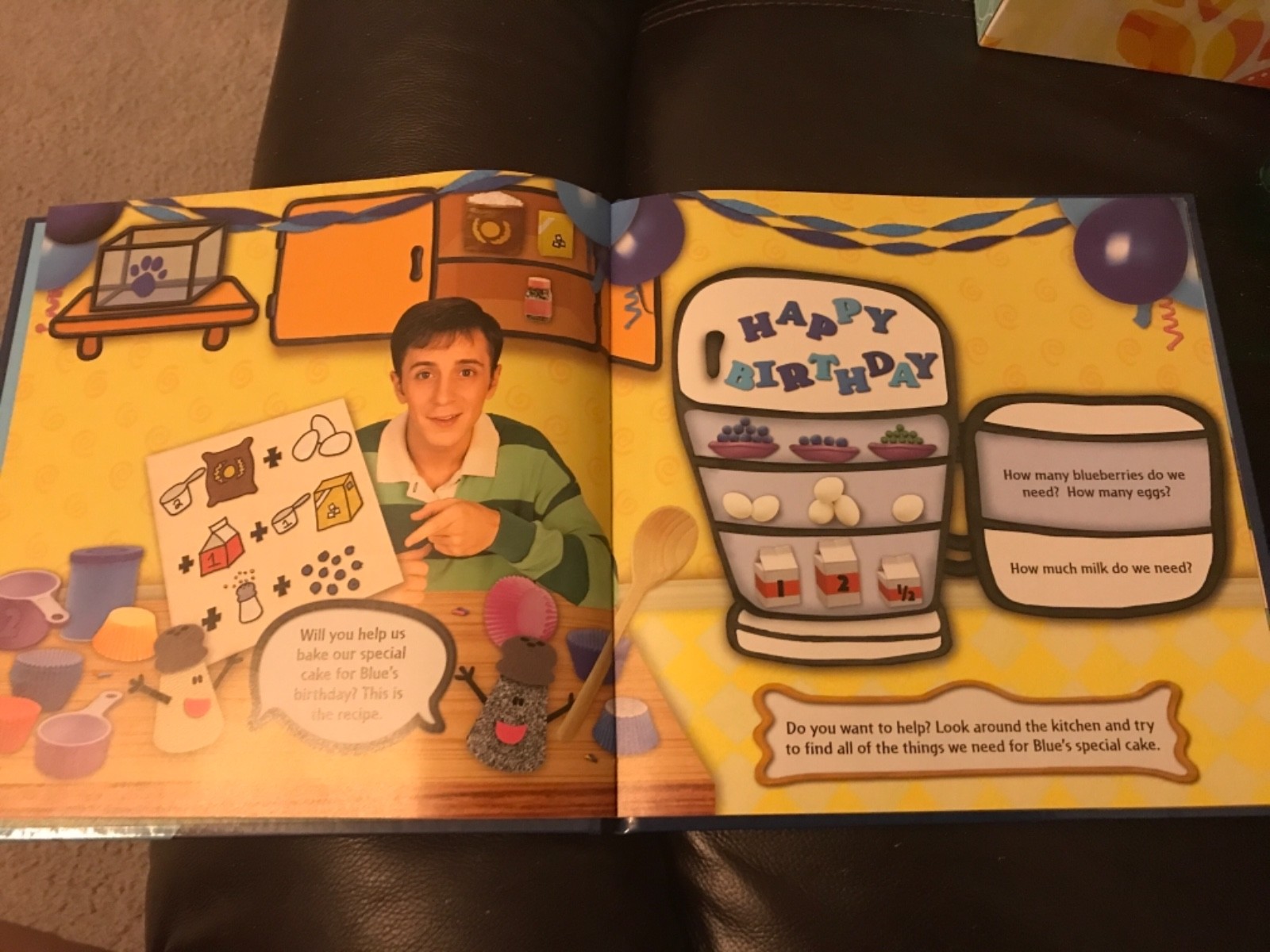 Blue’s Clues: Blue’s Big Birthday by Angela C. Santomero (1998, Hardcover) NEW!