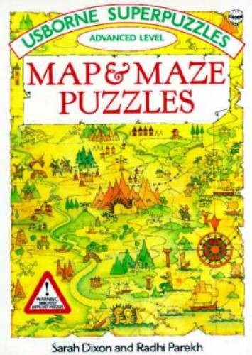 Map and Maze Puzzles (Usborne Superpuzzles Series) – Paperback – ACCEPTABLE