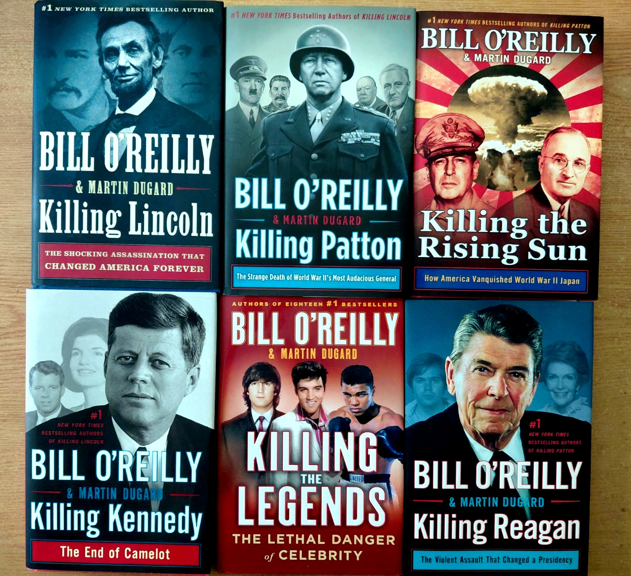 Bill O’Reilly Killing Series – Lot Of 6, Really Nice Set – Free Shipping