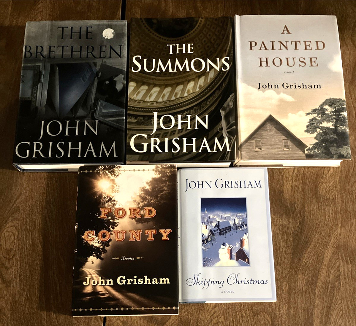 John Grisham Hardcovers, Lot of 5, 1st Editions, GOOD (490)