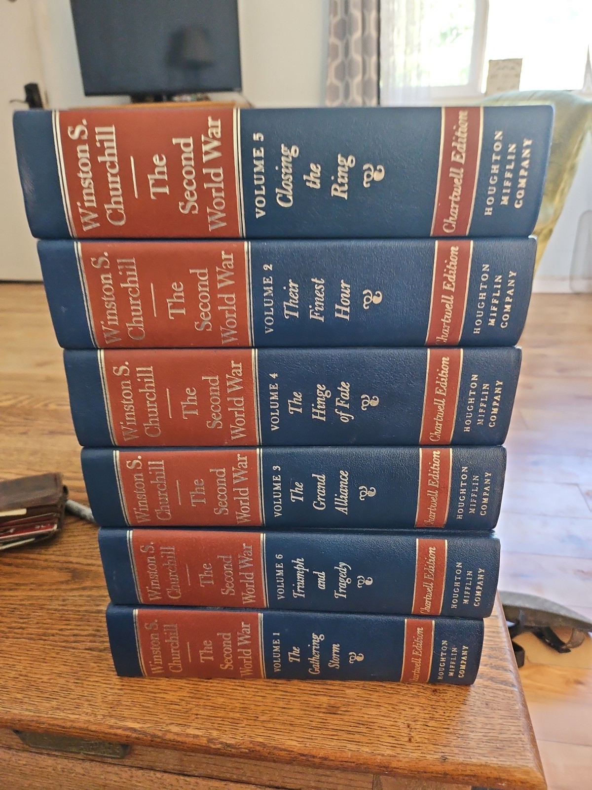 Winston S. Churchill “The Second World War” Volumes 1-6. The Chartwell Edition