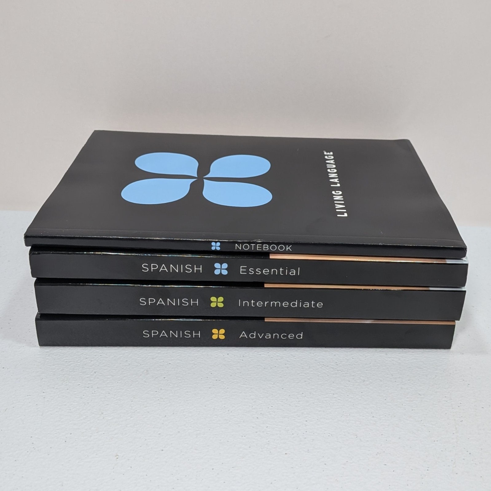 Living Language Spanish Complete Edition 9 Audio CDS & 3 Books + Notebook