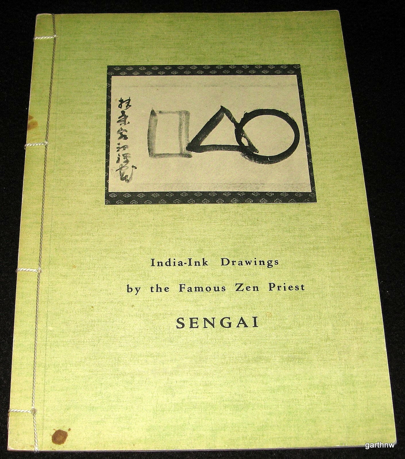 SENGAI 1956 BOOK INDIA-INK DRAWINGS by THE FAMOUS ZEN PRIEST * SANZO WADA
