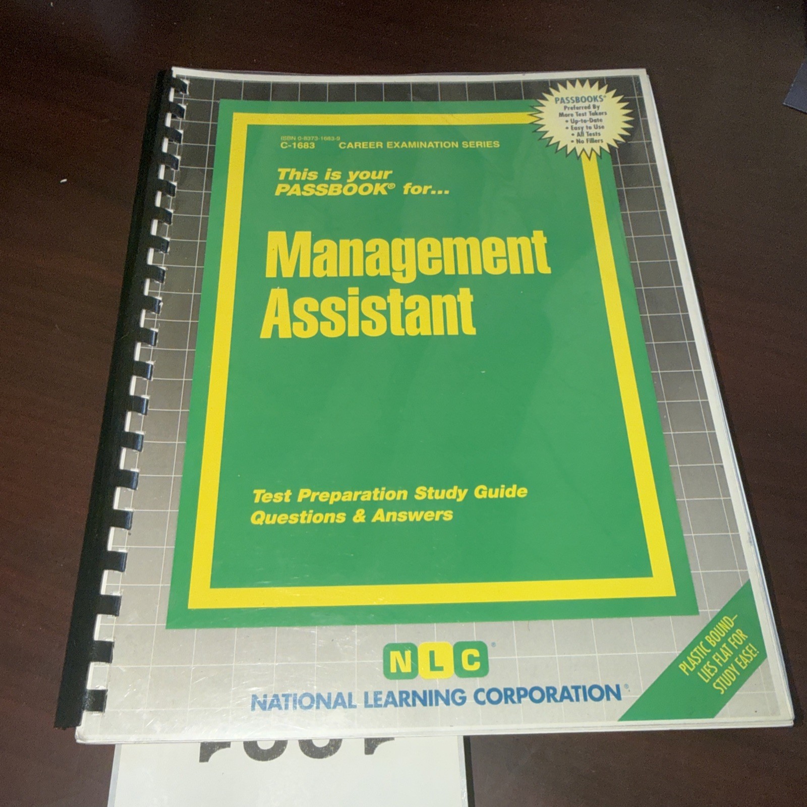 MANAGEMENT ASSISTANT(PASSBOOKS) (CAREER EXAMINATION By National Learning