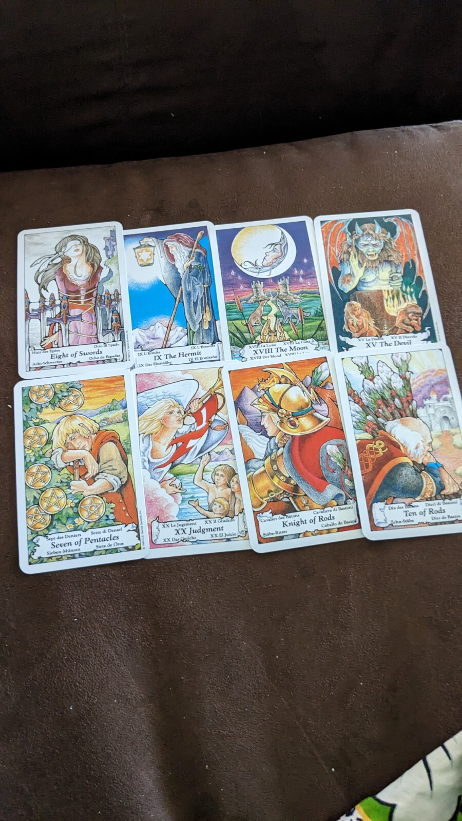 The Hanson-Roberts Deck Tarot Cards by Stuart R. Kaplan Total 80 Cards.