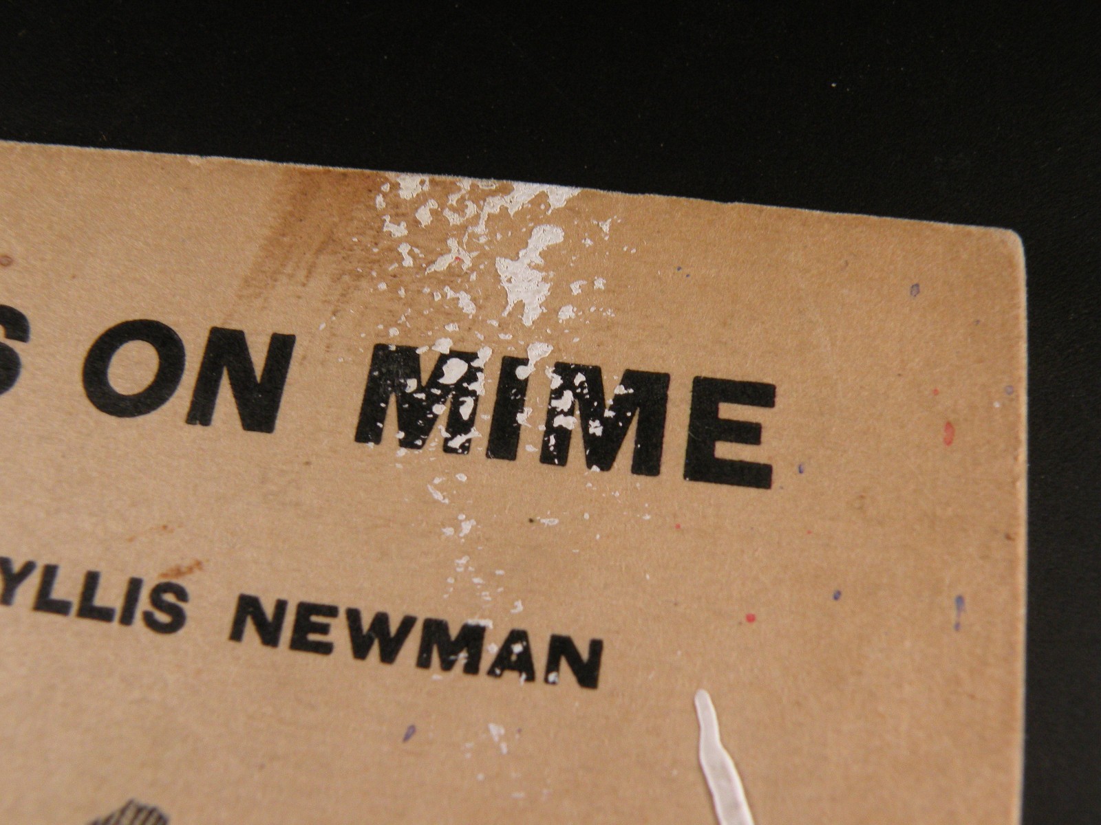 Hints on Mime by M. Phyllis Newman 1935 – 40 pages