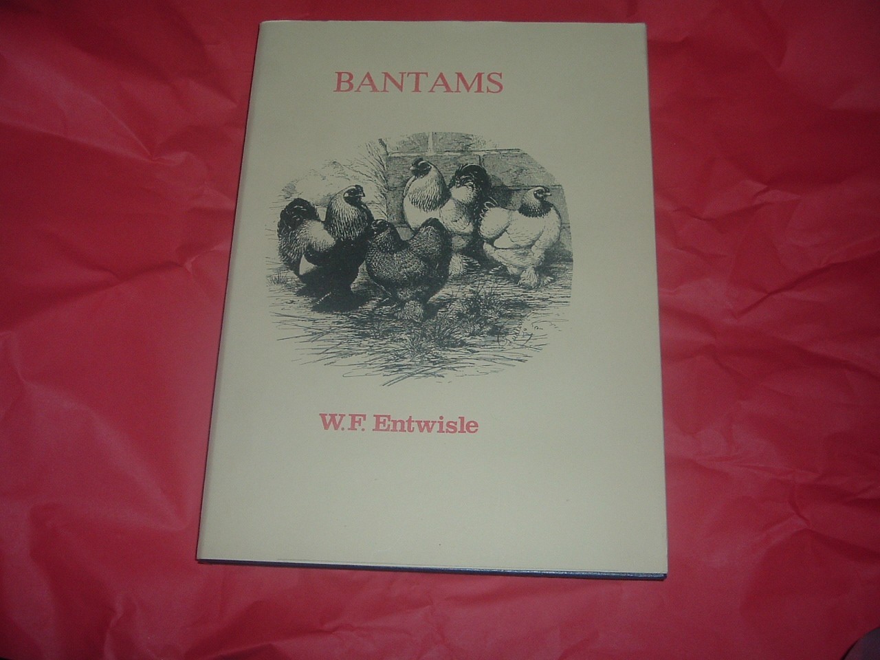 BANTAMS..W F ENTWISLE……………….. HARD BACK ..A4 116 PAGES NEW BOOK