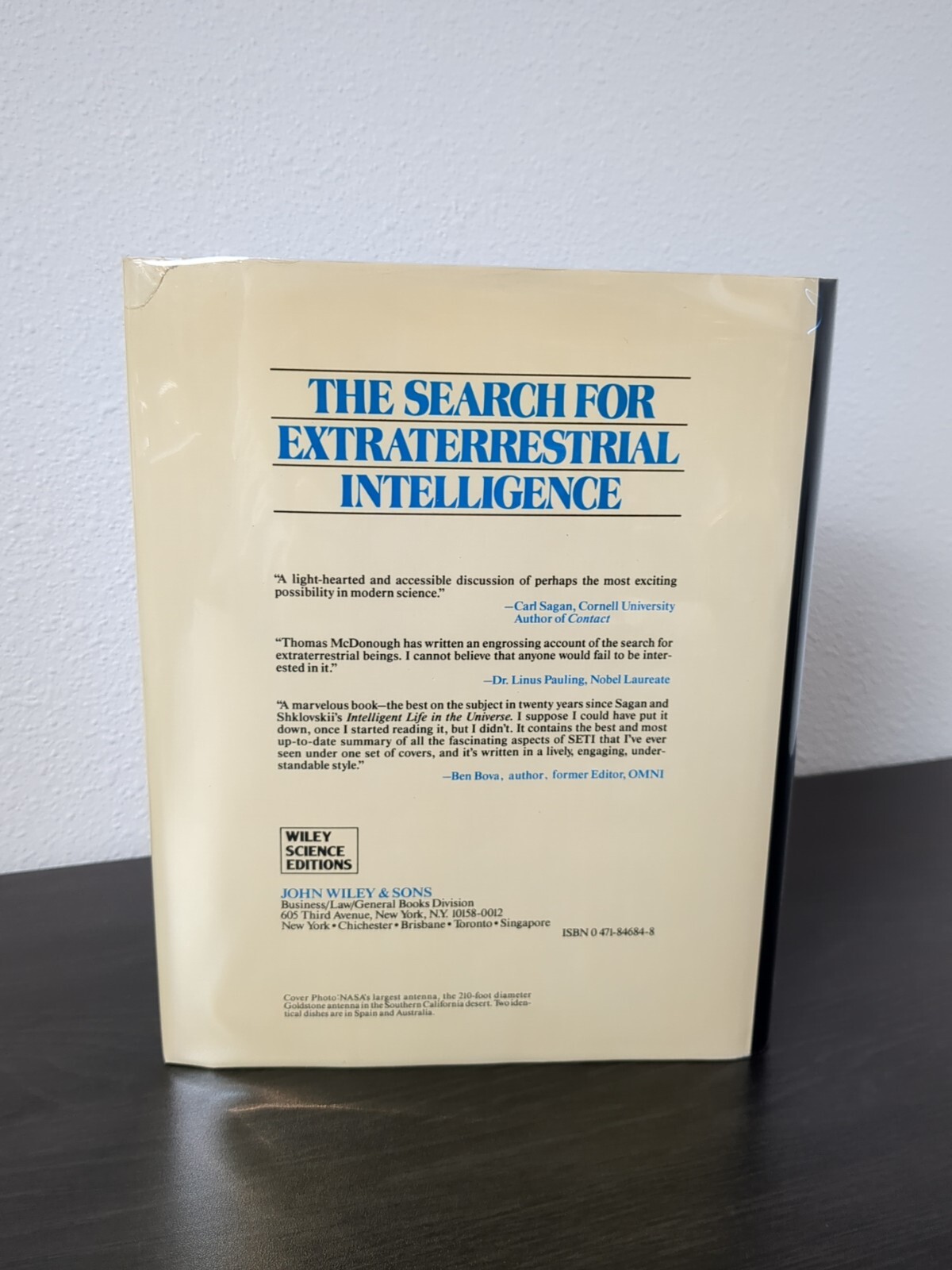 Signed! Search for Extraterrestrial Intelligence Thomas McDonough Aliens 1st Ed
