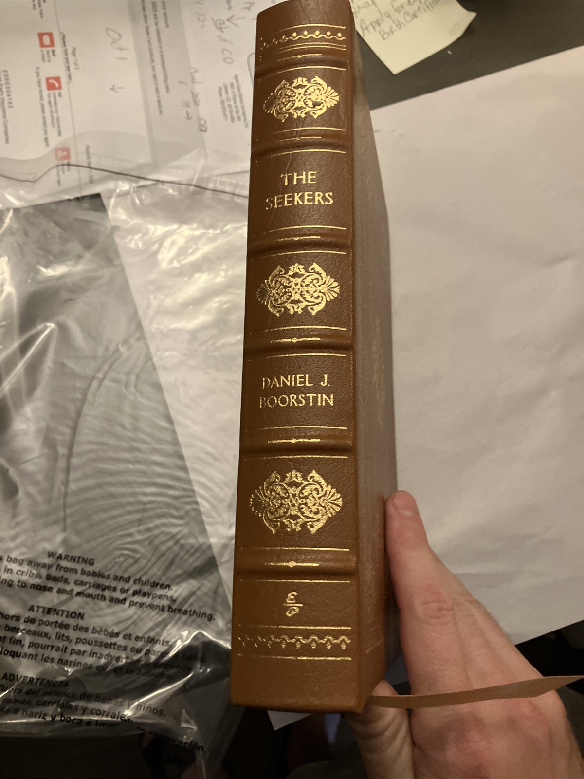 Easton Press: THE SEEKERS, Daniel J. Boorstin (Leather, New, Sealed)