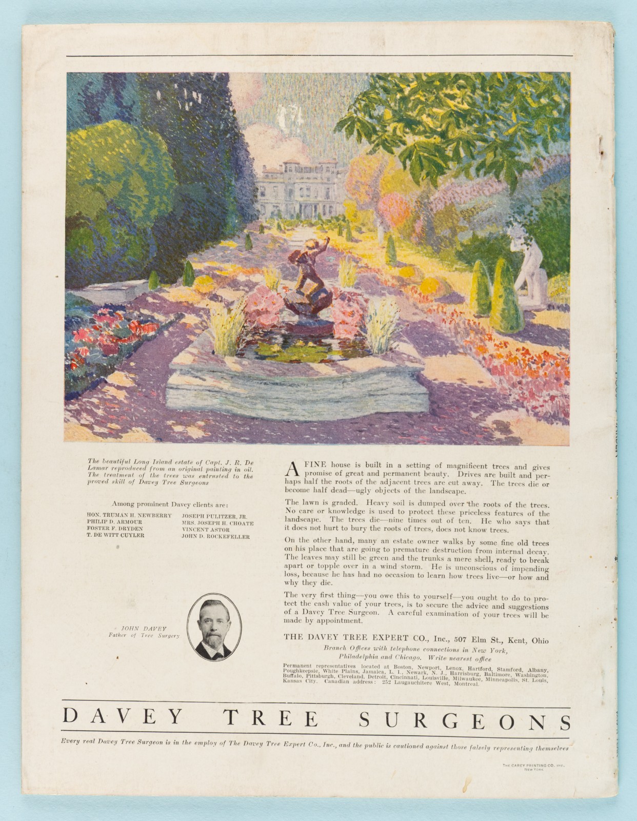 Vintage HOUSE & GARDEN Magazine July 1919 Cover Artist H. Geo. Grant