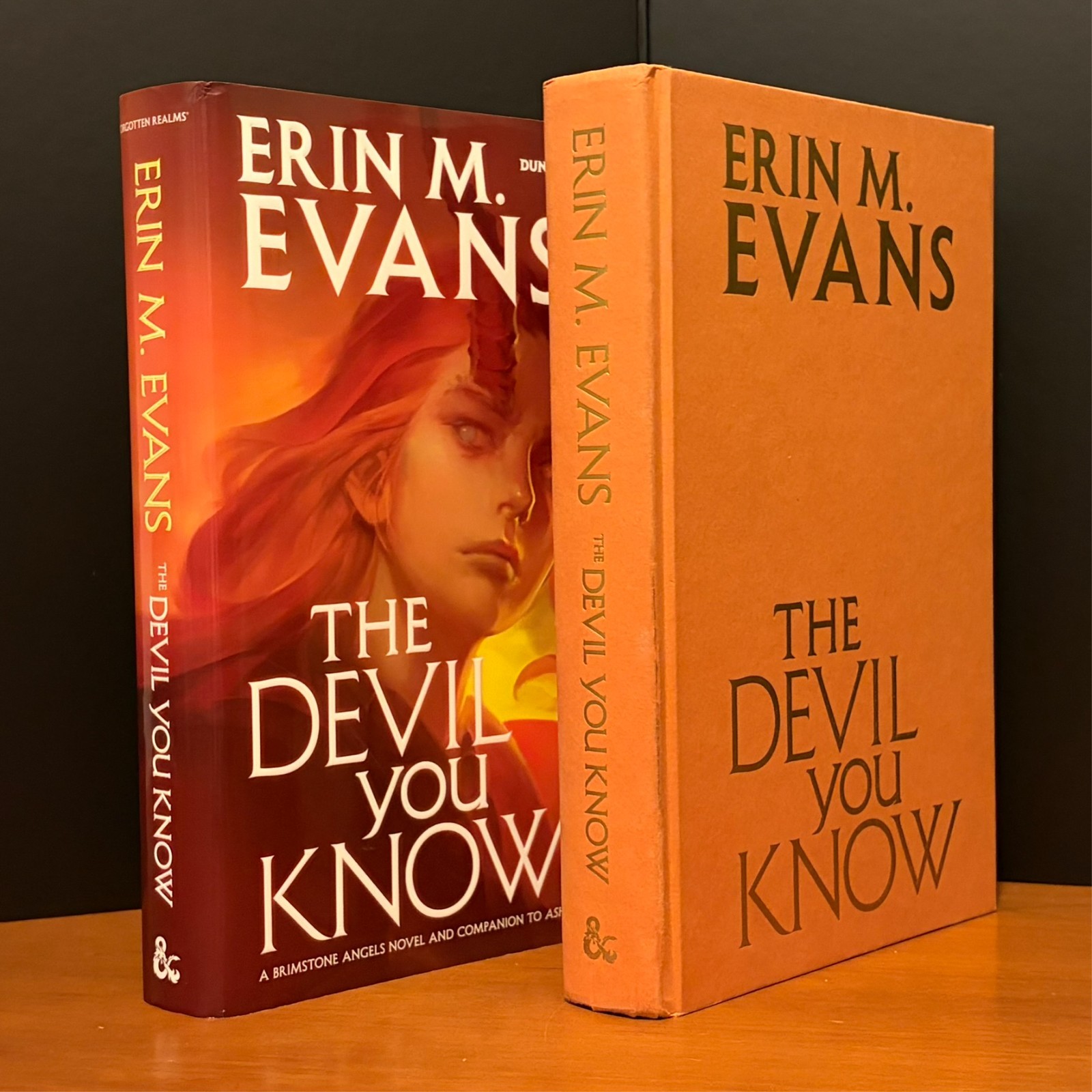 Forgotten Realms First Edition Brimstone Angels Series by Erin M. Evans Rare Lot