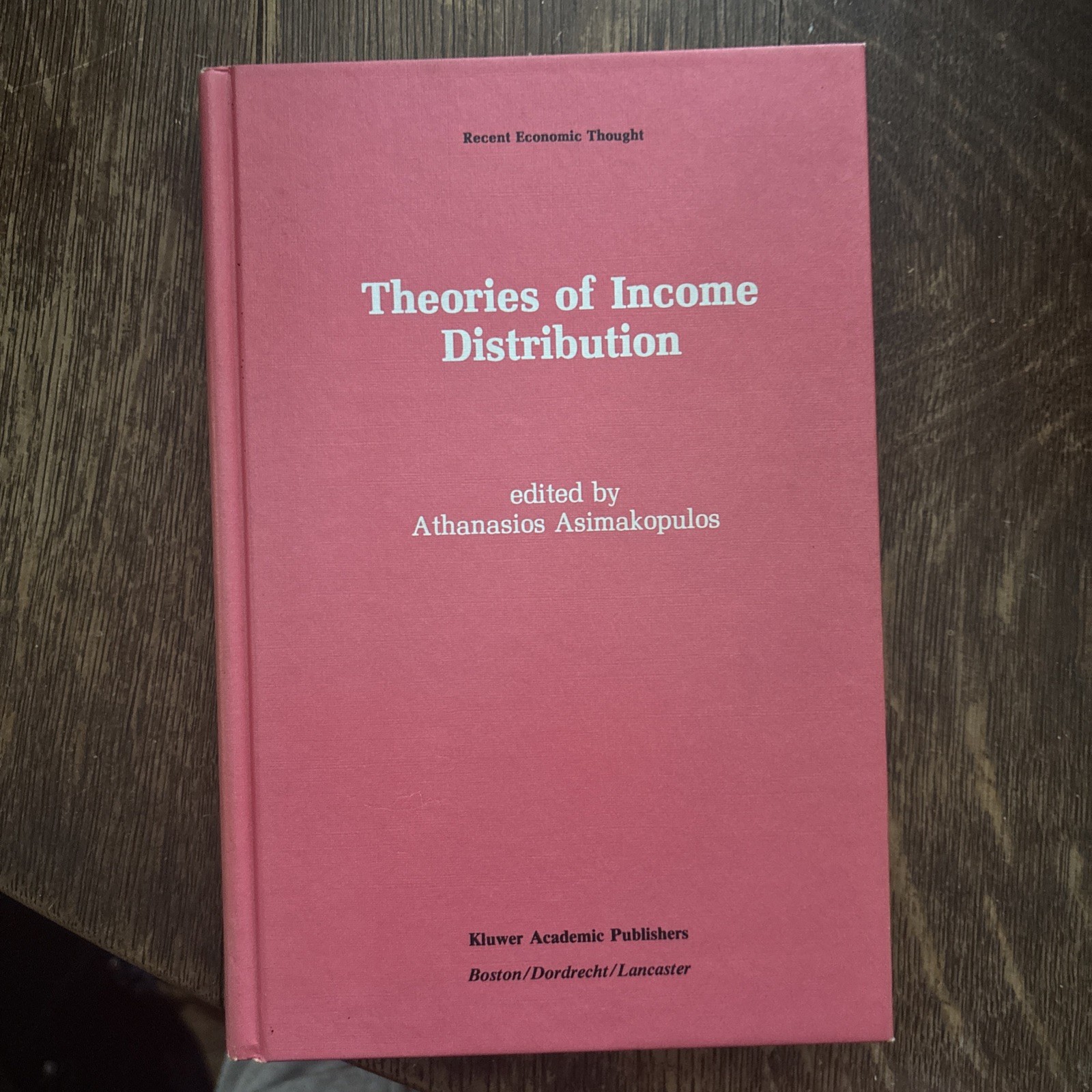 Theories of Income Distribution