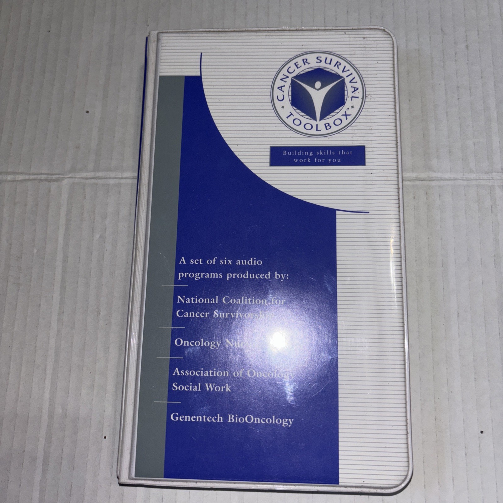 Set Of 6 Audio Tape Programs On 3 Cassettes Cancer Survival Toolbox By The NCCS