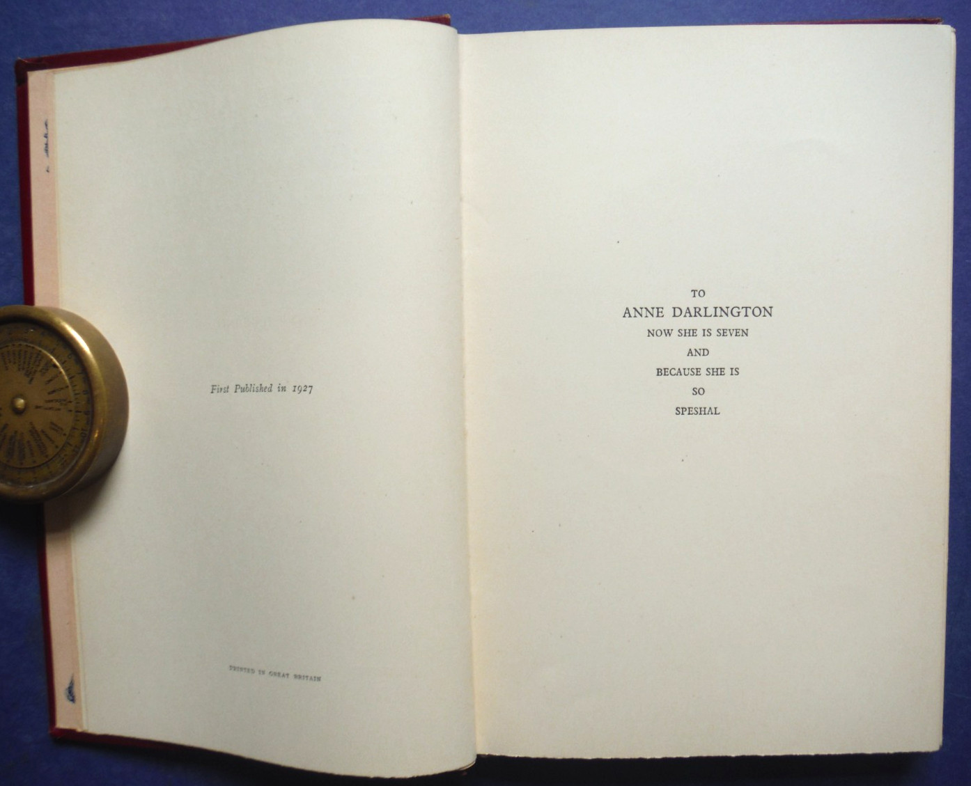 A.A. Milne Now We are Six by A.A. Milne & Ernest H. Shepard 1927 HB 1st Printing