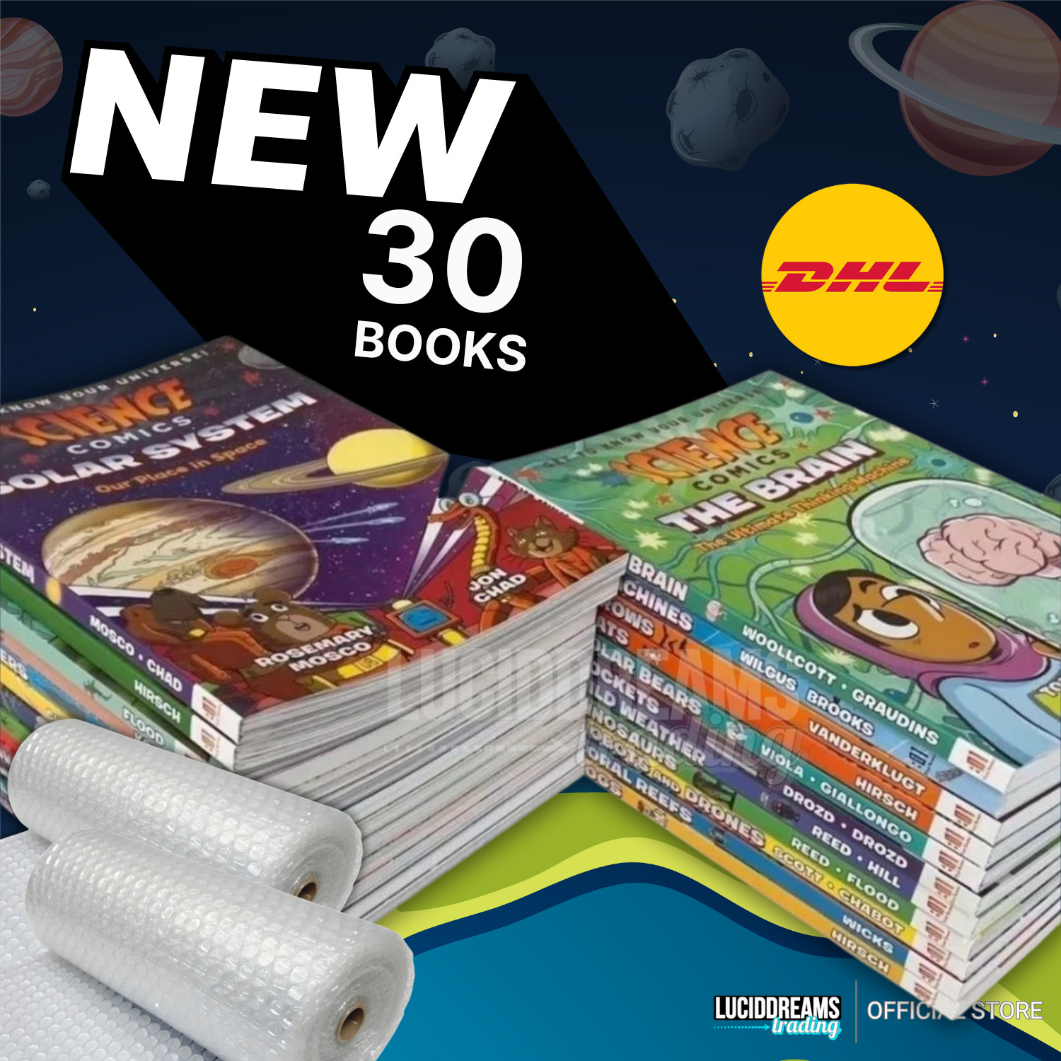 Science Comics Series 30 Books Complete Get to Know Your Universe Fast Shipping