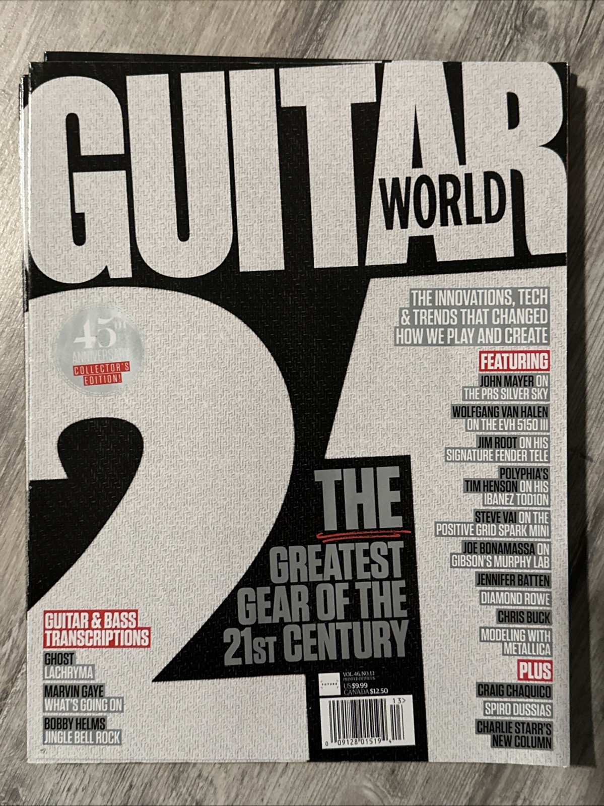 GUITAR WORLD MAGAZINE Holiday 2025 The Greatest Gear Of The 21 St Century