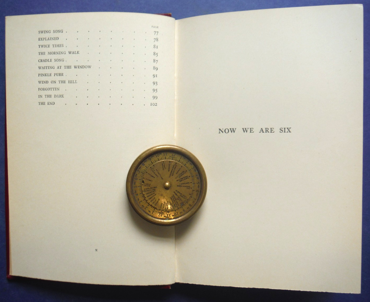 A.A. Milne Now We are Six by A.A. Milne & Ernest H. Shepard 1927 HB 1st Printing