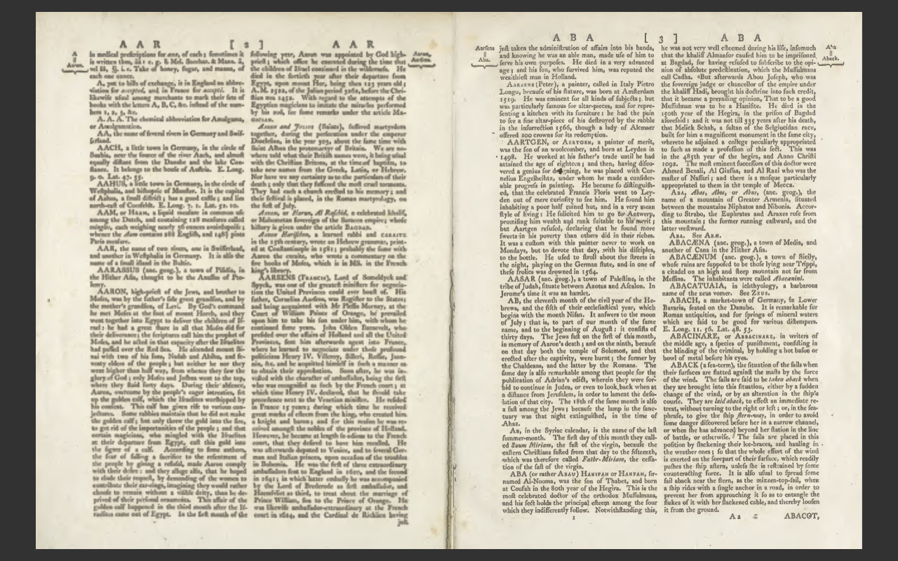 ENCYCLOPEDIA BRITANNICA, 1797 3rd Edition, all 18 Volumes, eBook on USB