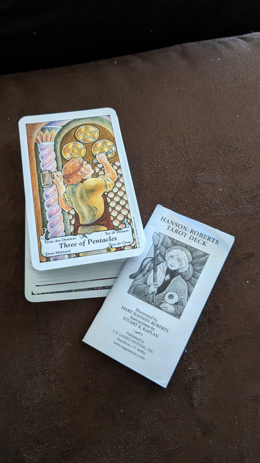 The Hanson-Roberts Deck Tarot Cards by Stuart R. Kaplan Total 80 Cards.