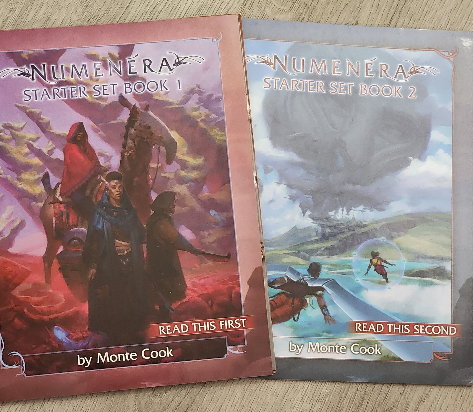MONTE COOK GAMES ~ NUMENERA RPG ~ STARTER SET BOOK 1 & 2 ~ 2016 NEW