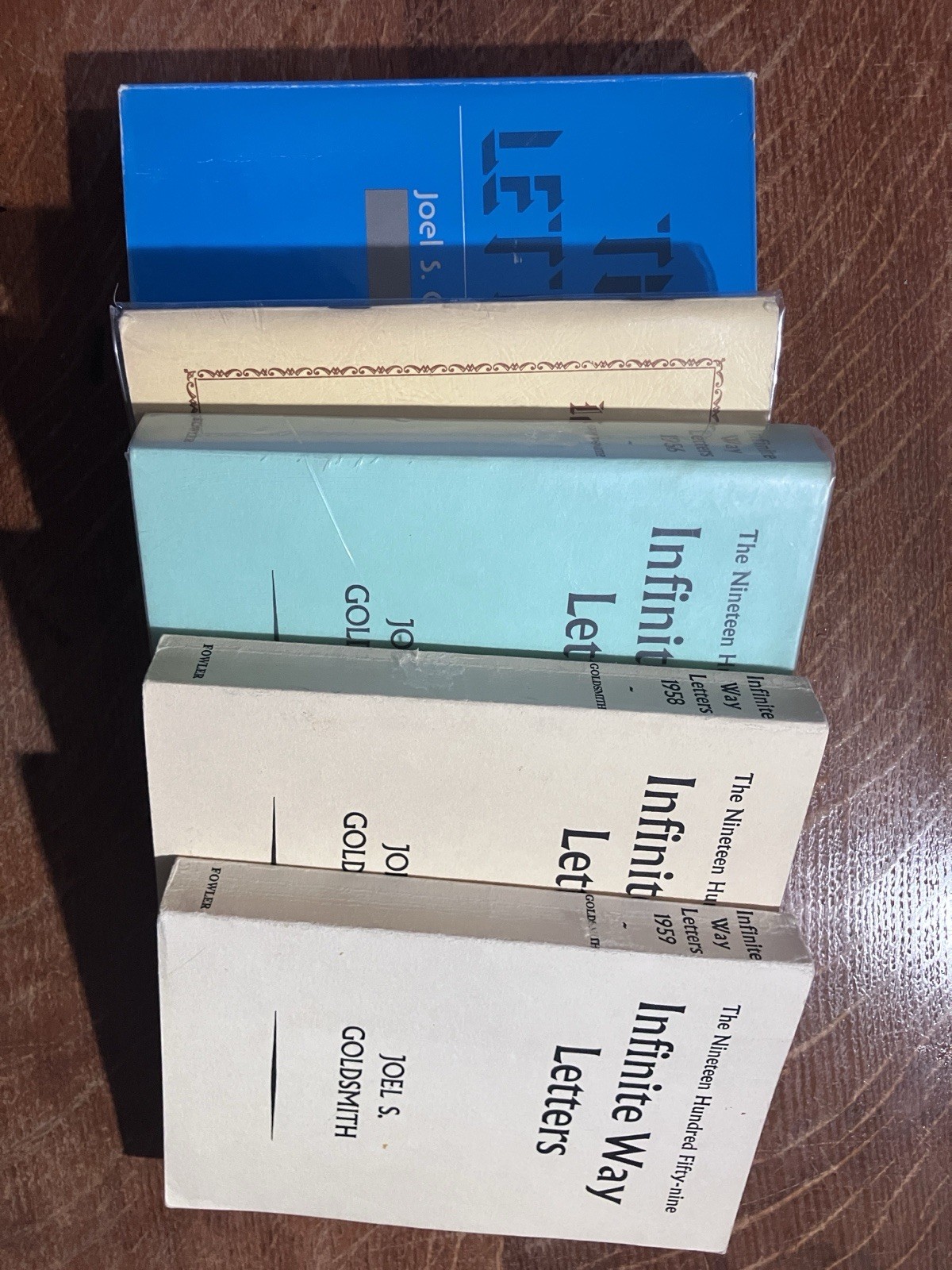 📖 Joel Goldsmith Infinite Way 1954, 1956, 1958, 1959 + The Letters Paperback