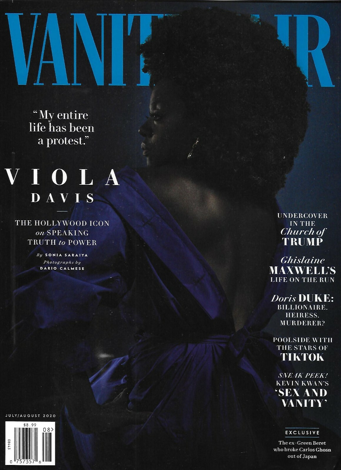Vanity Fair Magazine Viola Davis Donald Trump TikTok Stars Ghislaine Maxwell