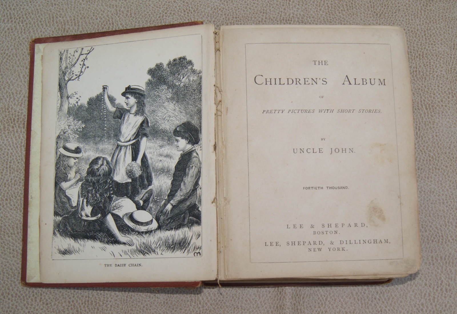 The Children’s Album of Pretty Pictures with Short Stories by Uncle John, 1800s