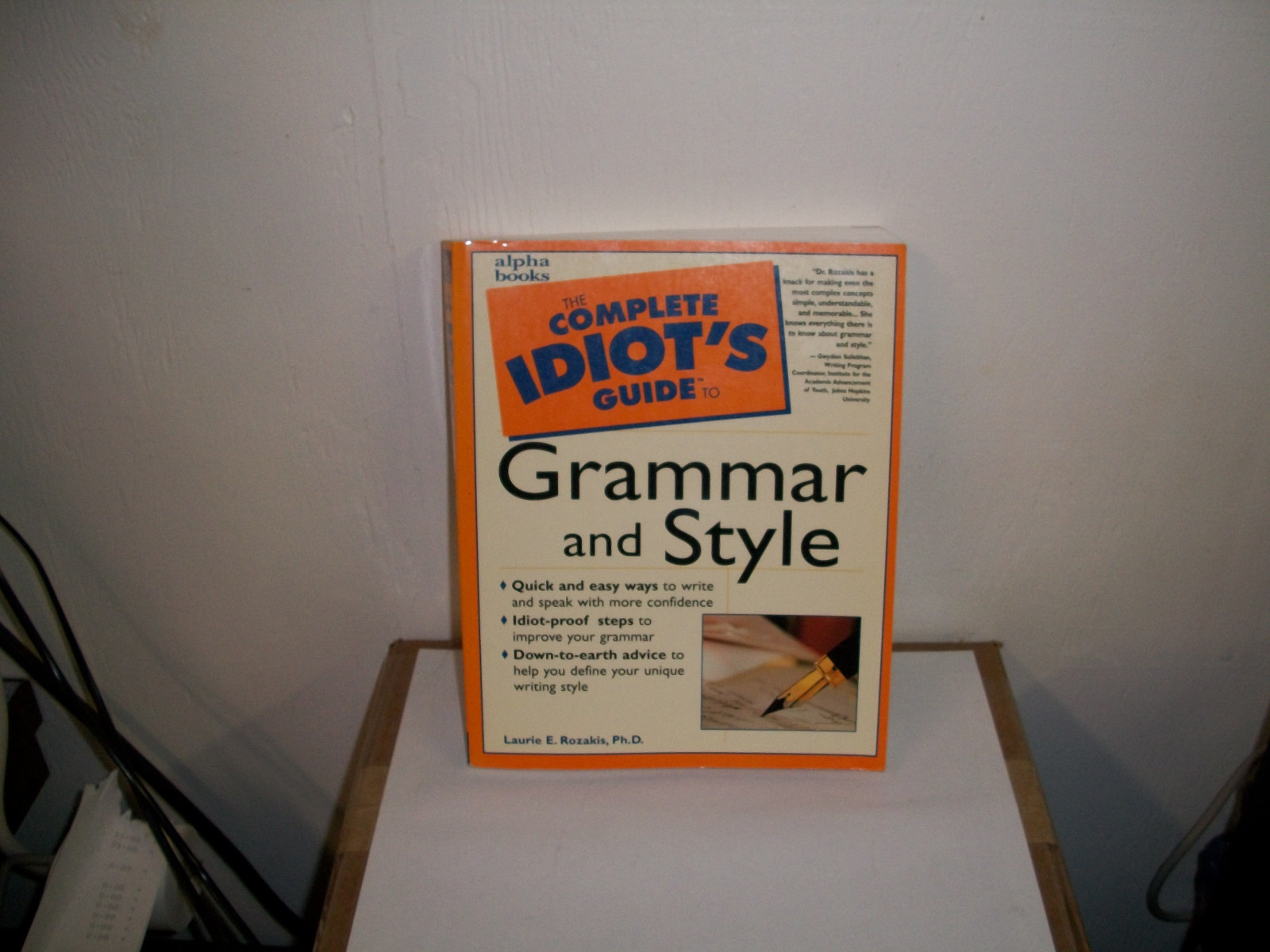 Complete Idiot’s Guide to Grammar and Style by Rabbi Benjamin Blech and Laurie R