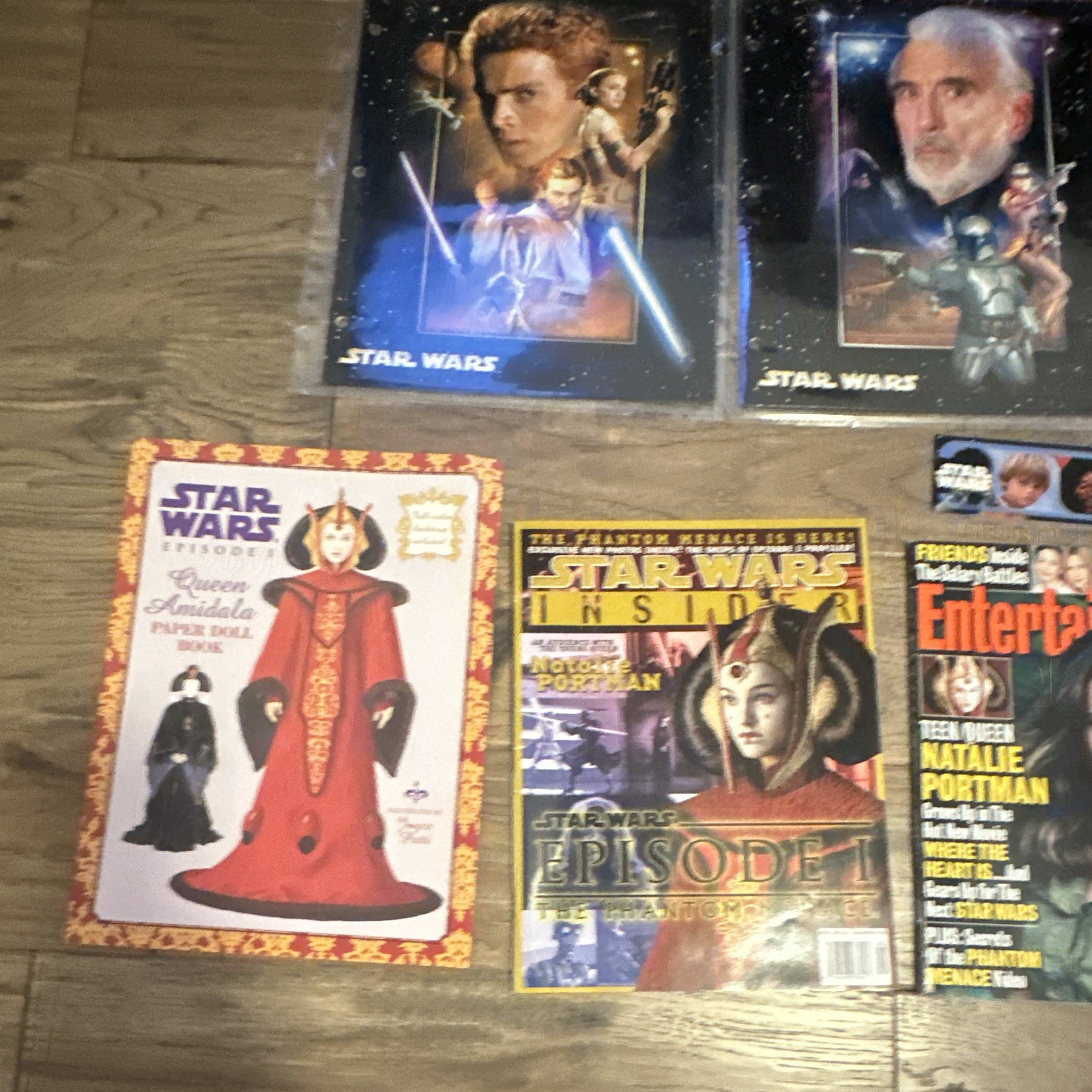 Assorted Star Wars Collectibles and Magazines From The 2000s