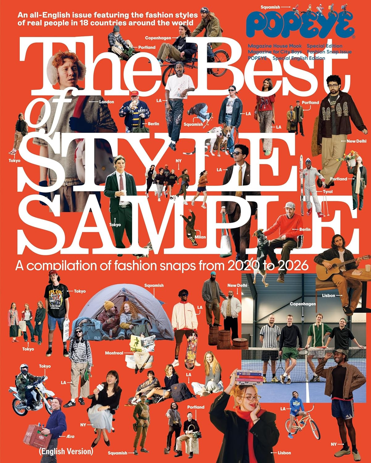 POPEYE Special English Edition The Best of STYLE SAMPLE Japan Magazine NEW 2026