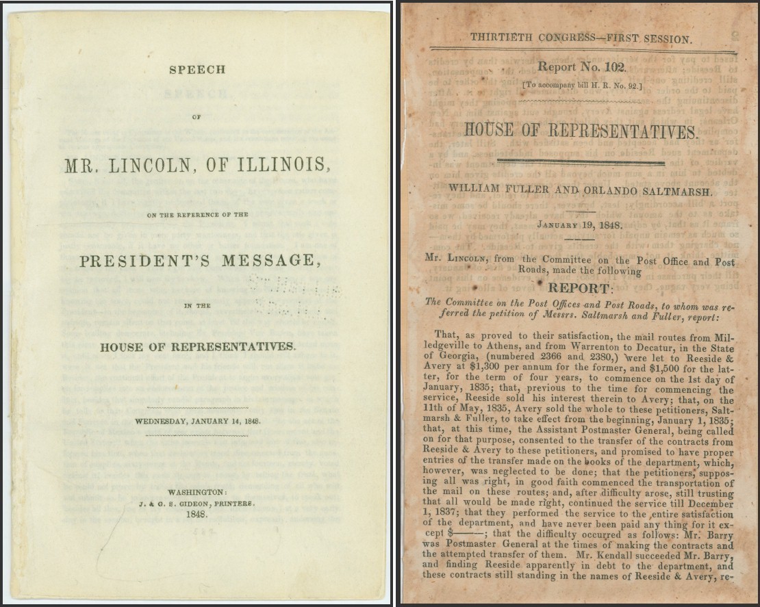 141 Abraham Lincoln Historical Notices & Newspapers Clippings (1830-1858) on DVD