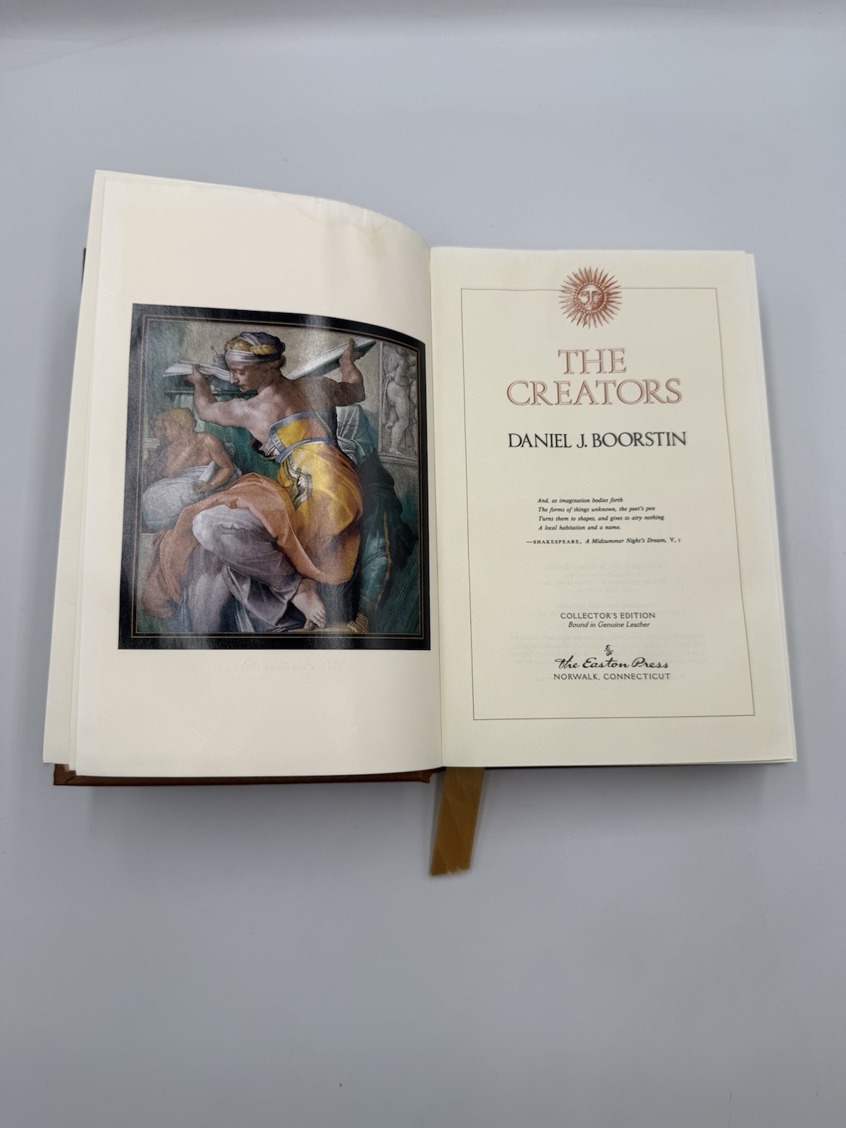 The Creators by Daniel J. Boorstin Easton PressGenuine Leather 1998