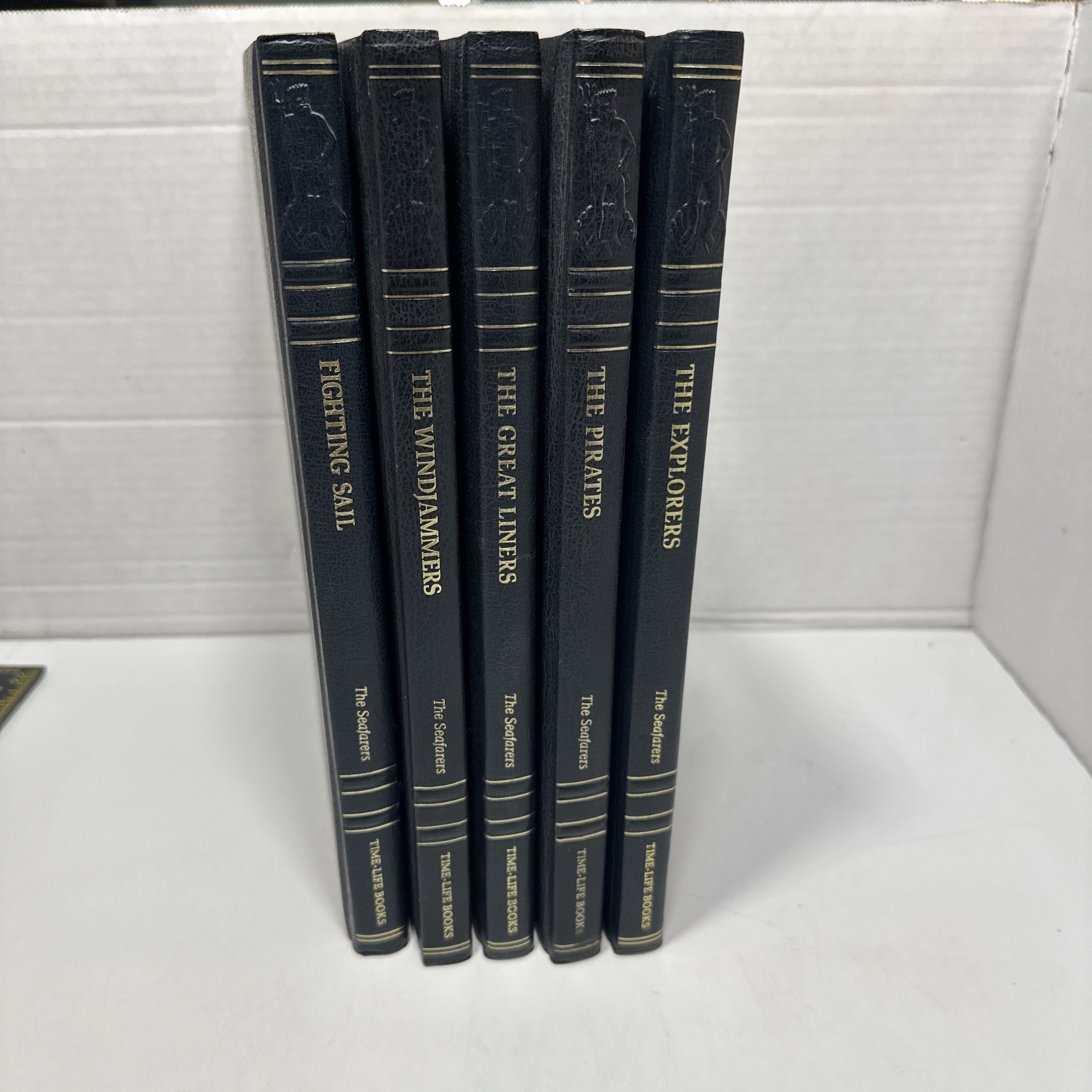 The Seafarers 5 Books Time Life Book Explorer, Pirates, Great Liners, Windjamme