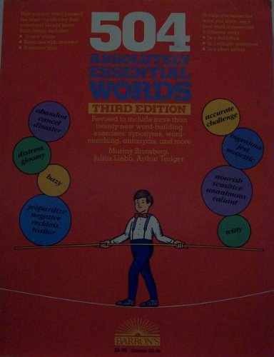 504 Absolutely Essential Words – Paperback, by Bromberg Murray – Very Good
