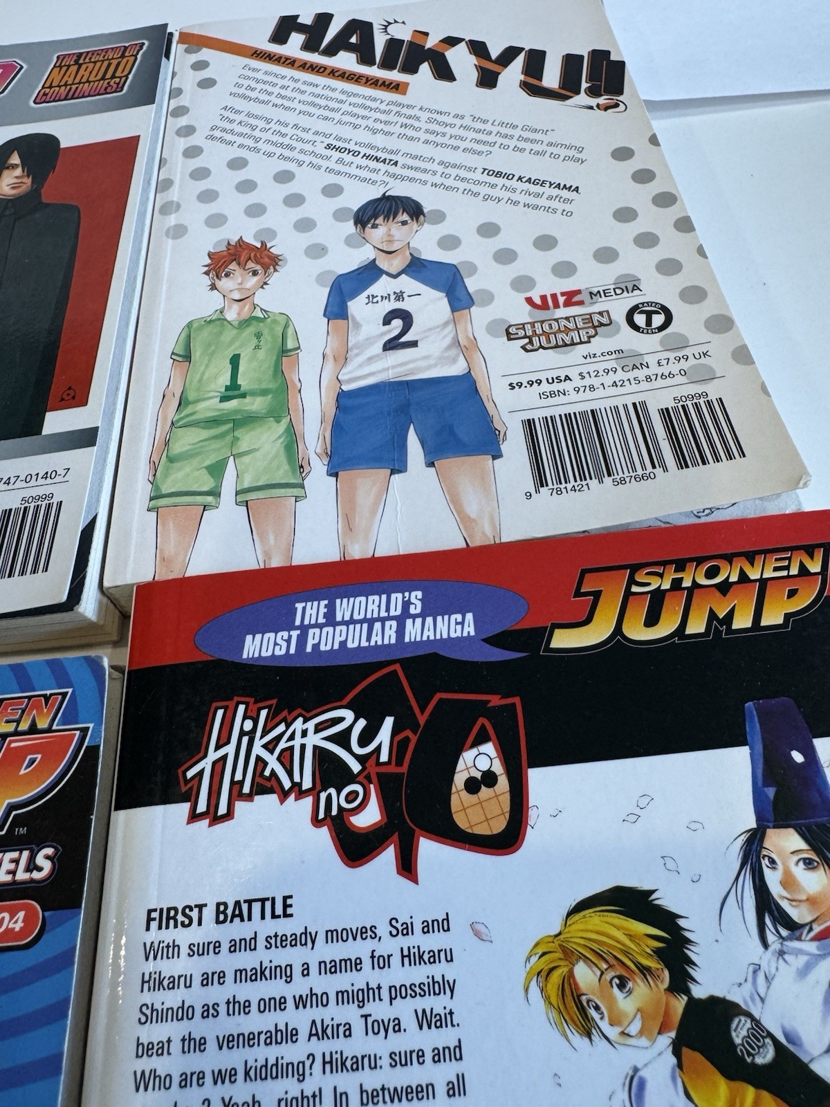 Viz Media Manga Lot Demon Slayer One Piece Shaman King Haikyu Boruto PB