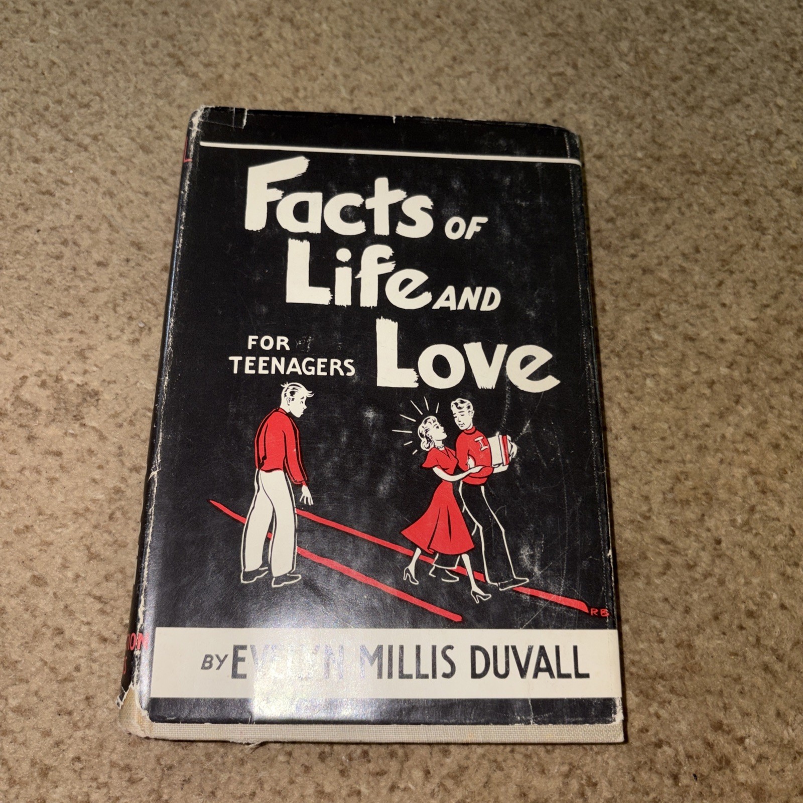 Vintage 1955 Hardcover with Dust Jacket Facts of Life & Love