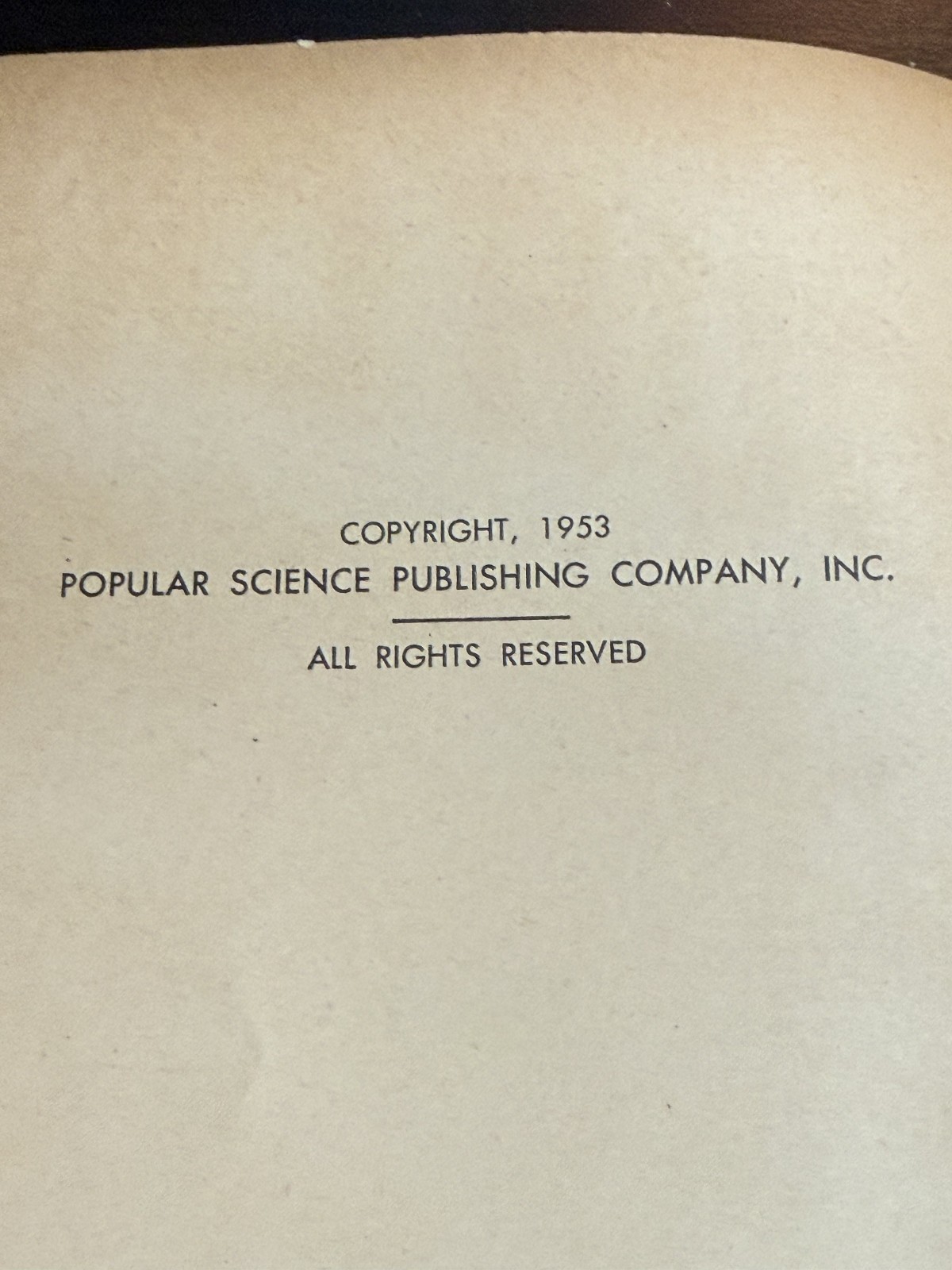 Popular Science 1953 How To Repair & Improve Your Car 256 Pages Loose Cover