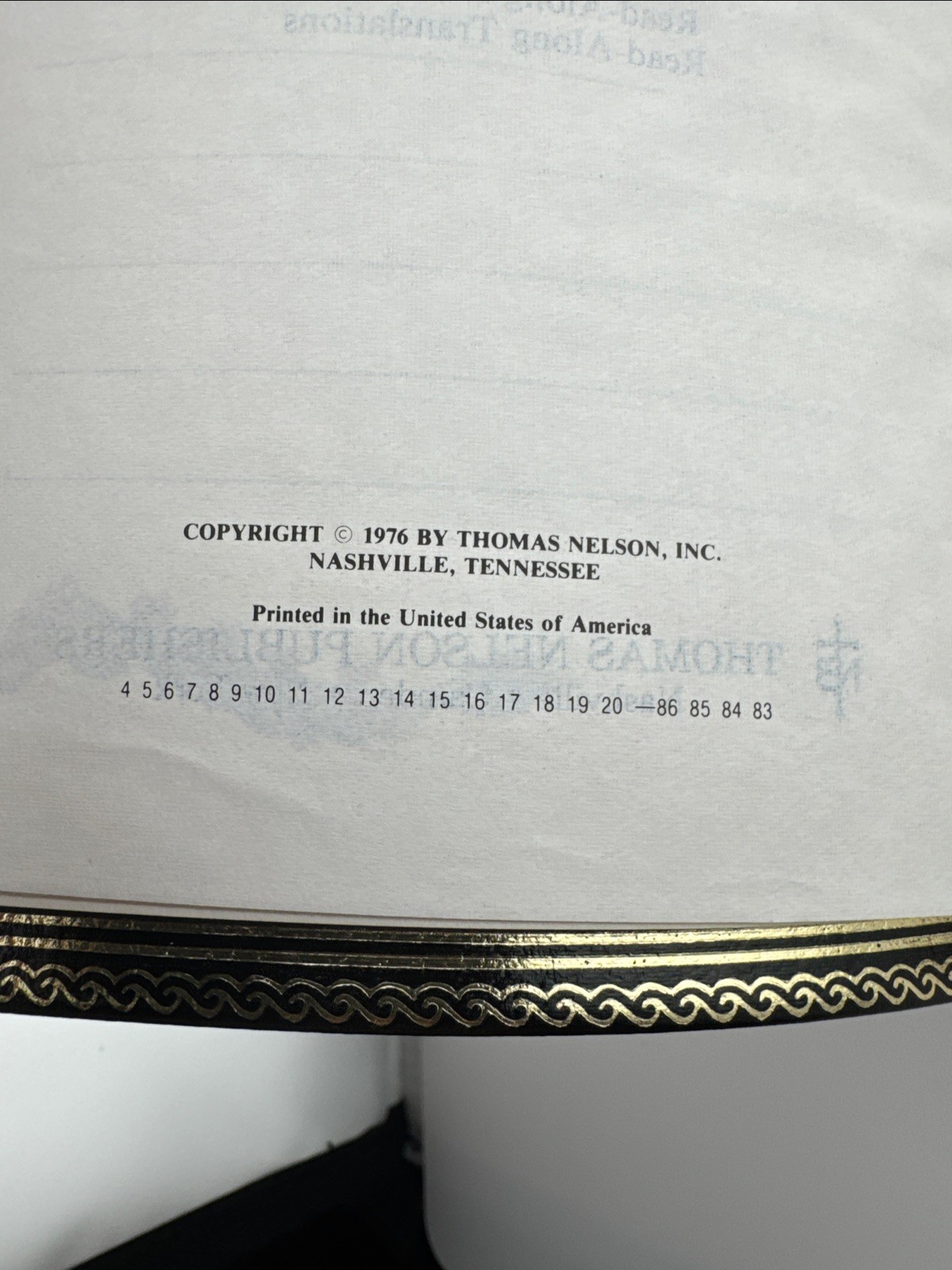 Nelson Giant Print Bible KJV Bonded Leather (Open Box) 544 Black -SHIPS FREE!