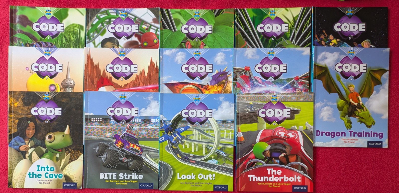 Oxford Project X CODE Childrens Books Bundle Job Lot 14 Books Reading Phonics