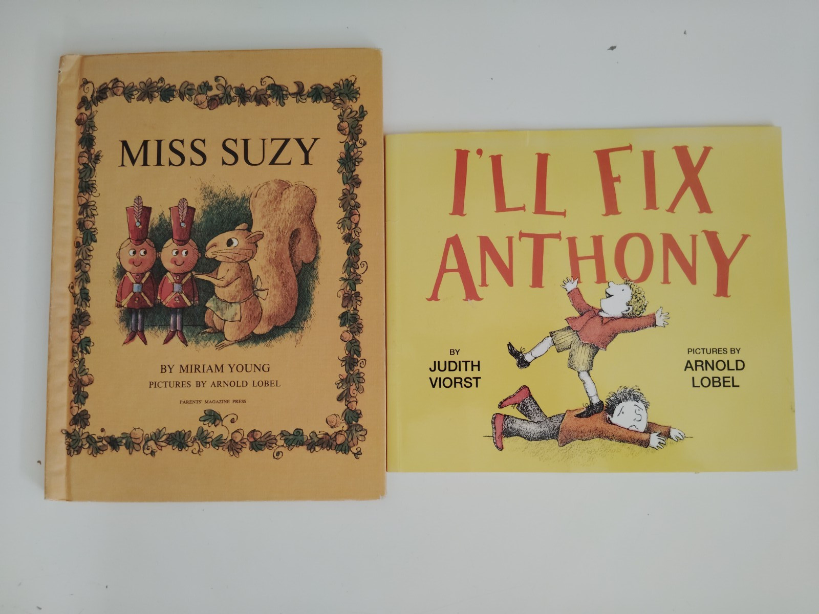 Lot of 8 Arnold Lobel Books Miss Suzy Owl Mouse Dinosaur Anthony Vintage Modern