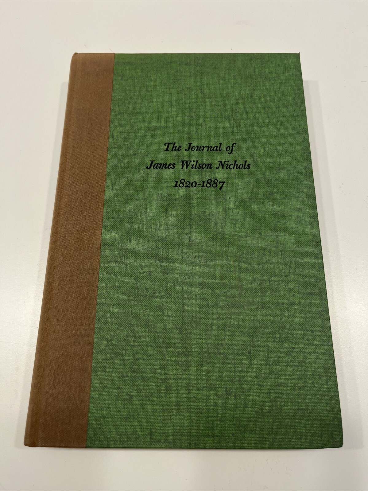 The Journal of James Wilson Nichols, 1820-1887 – McDowell (1967, Jenkins 152)