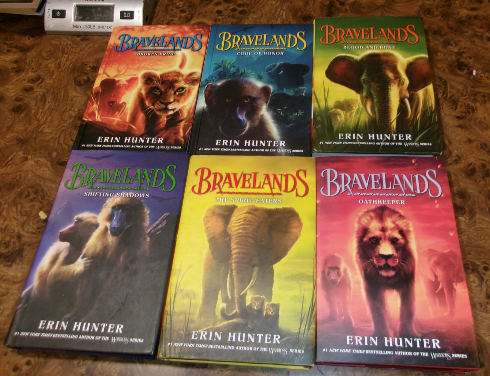 Warriors Bravelands Complete Hardcover Set Books 1-6 Lot Erin Hunter