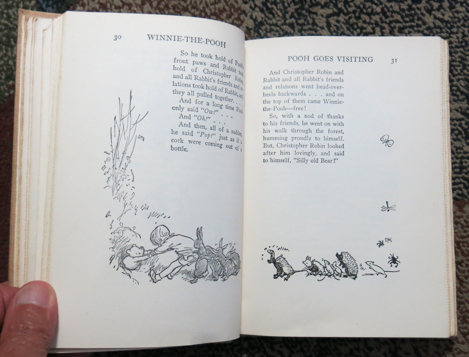 Winnie The Pooh by A. A. Milne 1946, 199th Print Hardback