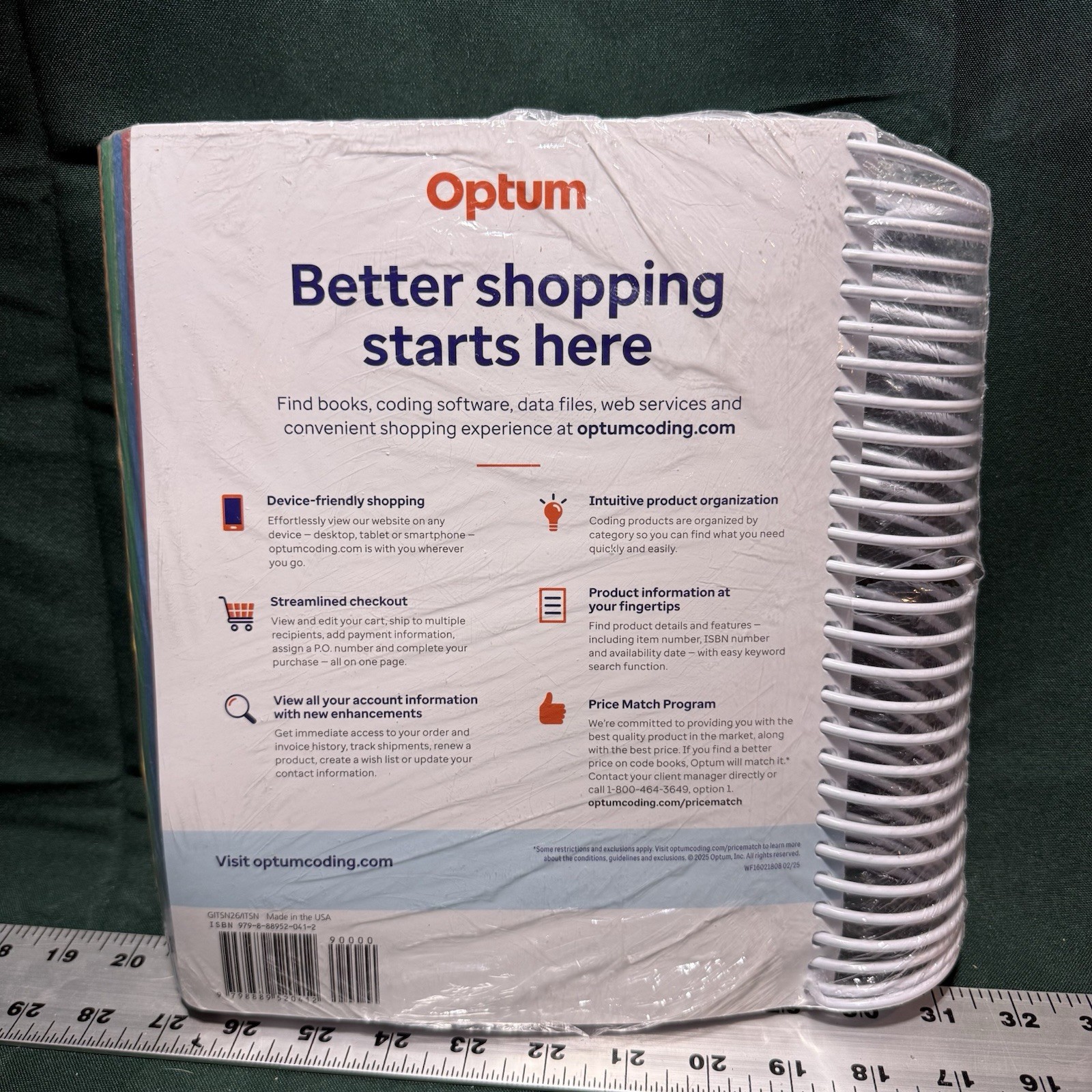 2026 Optum ICD-10-CM Expert SNF & IRF Spiral Manual Sealed Current Code Set