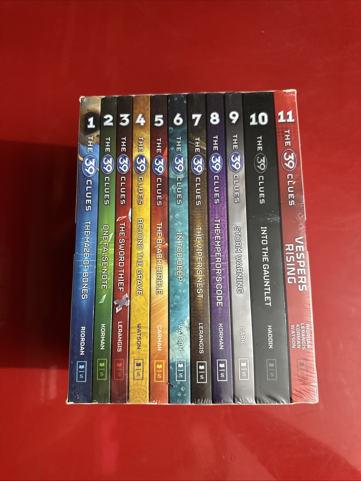 The 39 Clues Series 11 Books Box Set By Rick Riordan-Ages 9-14 Paperback SEALED