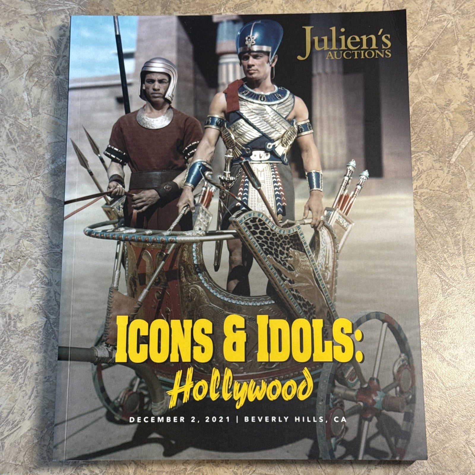 Julien’s Icons & Idols Hollywood 2021 Auction Catalog Like New Ben-Hur Marilyn