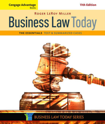 Cengage Advantage Books: Business Law Today, The Essentials: Text an – VERY GOOD