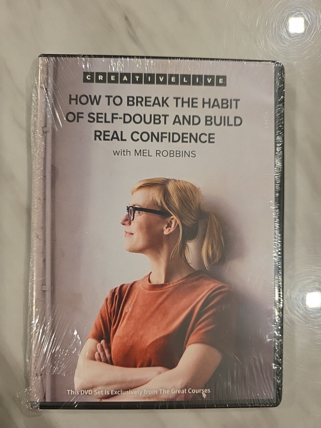 SEALED: Great Courses How To Break The Habit Of Self-Doubt Mel Robbins, 2 DVDs