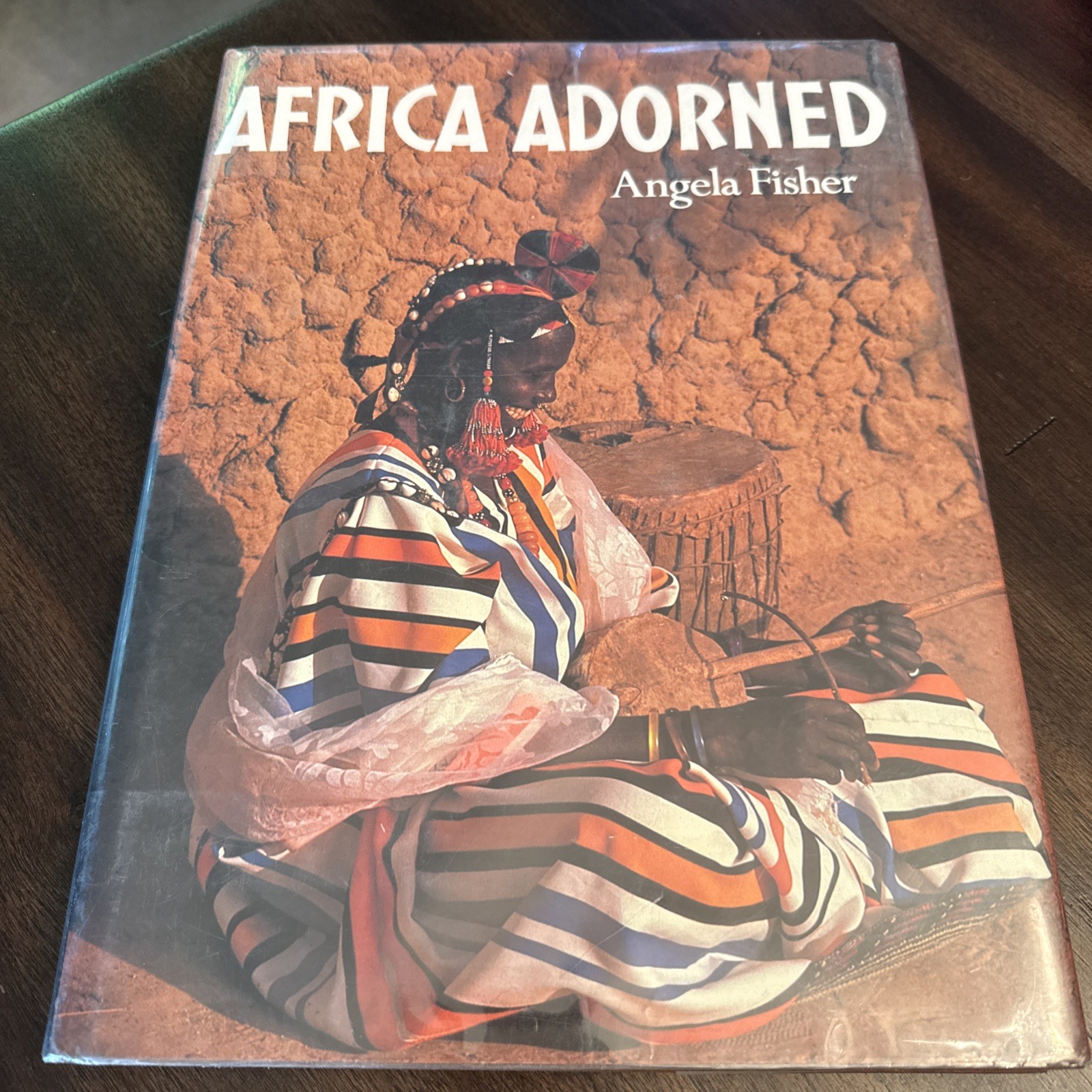 1987 AFRICA ADORNED by Angela Fisher HC/DJ – With Dust Jacket&Free Shipping #292