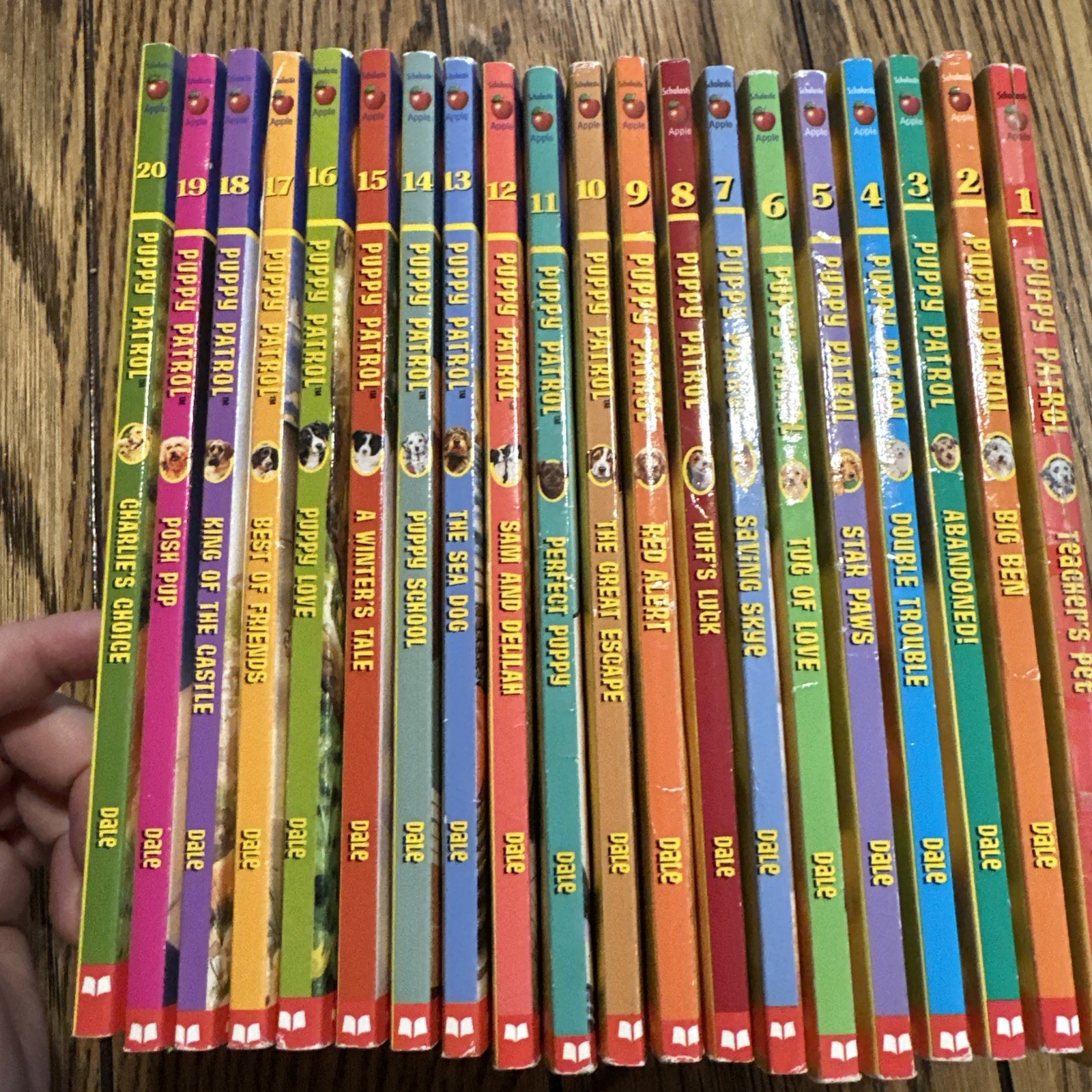 Puppy Patrol 1-20 In a Row Paperback Children Kids Book Set Lot Jenny Dale K